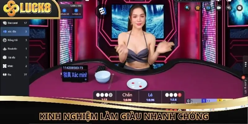 Kinh nghiệm làm giàu tại xóc đĩa không nên bỏ qua